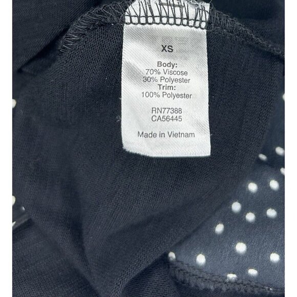 J. Crew Sleeveless Blouse XS Polka Dot Layering Office Classic Preppy Old Money - Picture 6 of 7